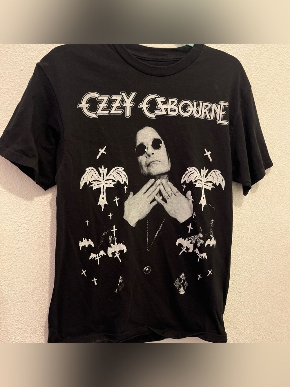Ozzy Osbourne Black Graphic Short Sleeve Tee